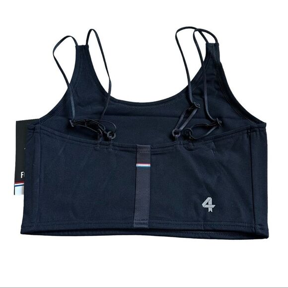 NWT FourLaps Women’s Poise Long Line Sports Bra - Black XXL - Picture 7 of 12